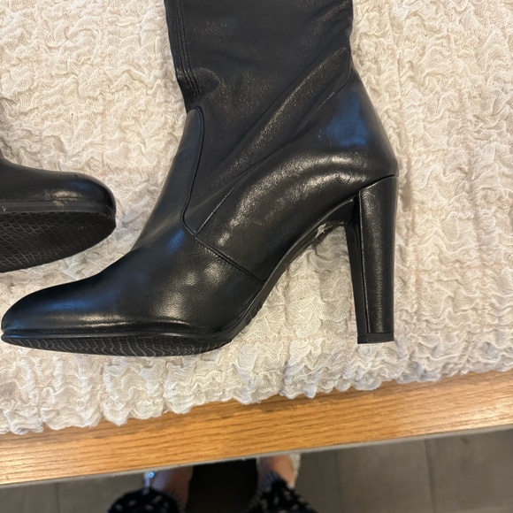 Stuart Weitzman Over Knee Leather Boot - Picture 2 of 8